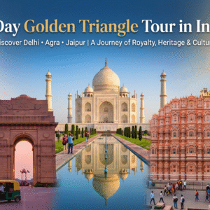 Taj Mahal sunrise view Golden Triangle tour