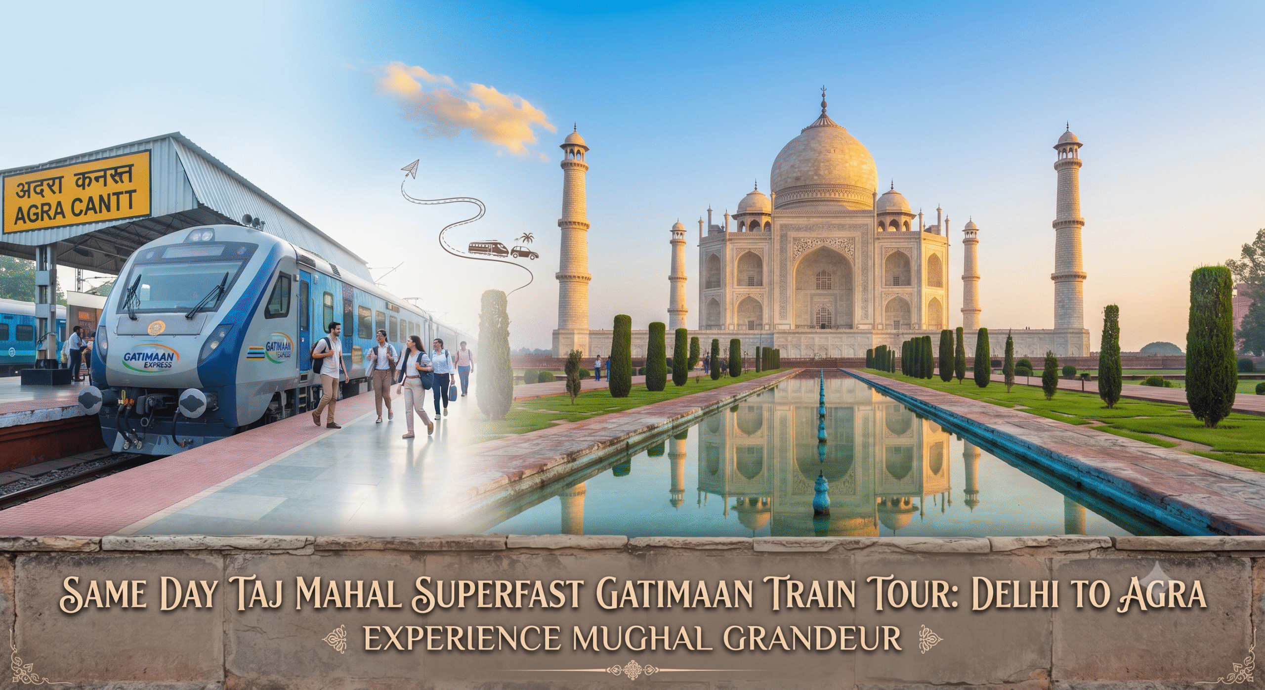 Agra Tour by Gatimaan Express